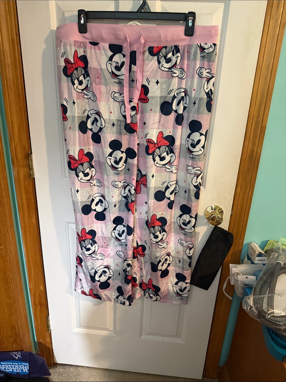 Disney Mickey Mouse Pink and Blue Sleep Pants